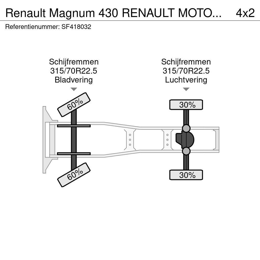 Renault Magnum 430 RENAULT MOTOR / AIRCO Dragbilar