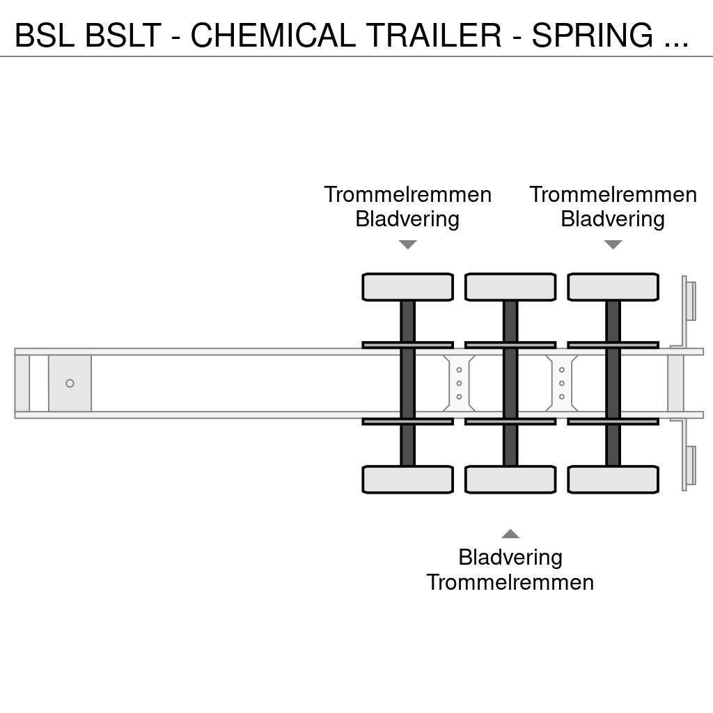 BSL T - CHEMICAL TRAILER - SPRING SUSPENSION Tanktrailer