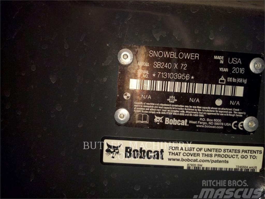 Bobcat SB240 X72 Snöslungor och -fräsar