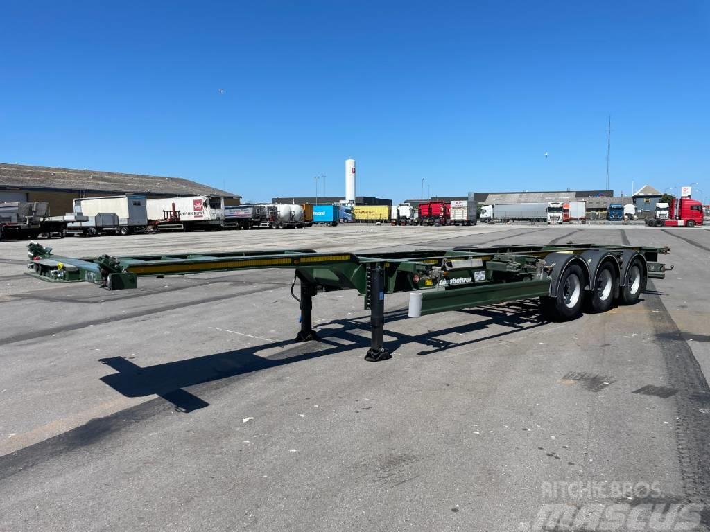 Kässbohrer Multi 3 axle High Cub Container Chassis 20/30/40" Containertrailer