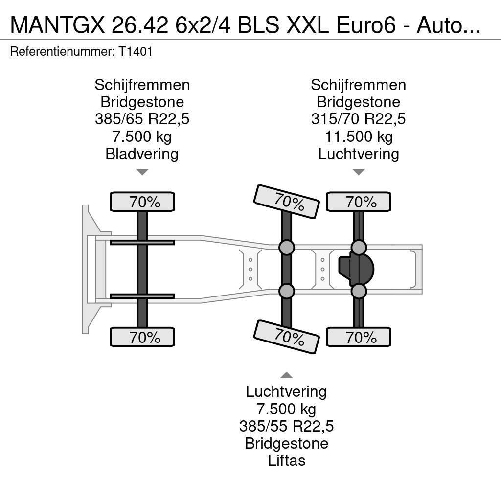 MAN TGX 26.42 6x2/4 BLS XXL Euro6 - Automaat - Standka Dragbilar