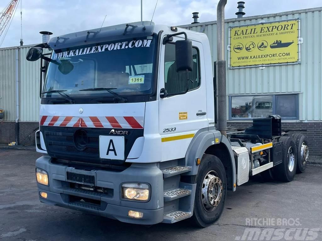 Mercedes-Benz Axor 2533 6x2 EPS 3 Pedals Chassis Cab Good Condit Chassier