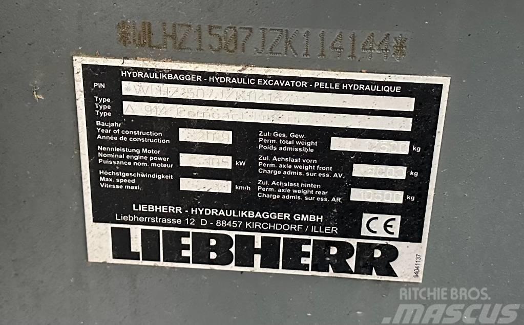 Liebherr A 914 Compact Hjulgrävare