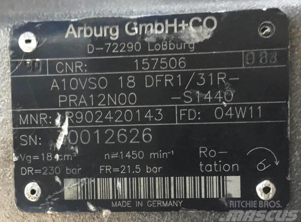  Arburg Gmbh+CO A10vs018 Hydraulik