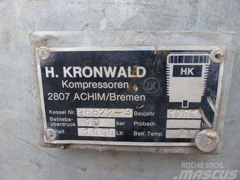 Kronwald 1000 Ltre Air Receiver Trycklufttorkar