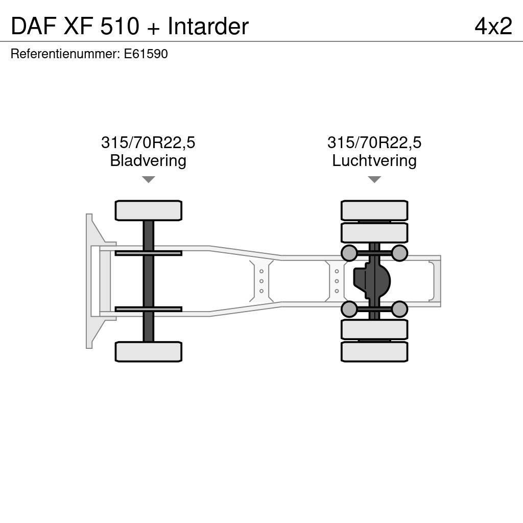 DAF XF 510 + Intarder Dragbilar
