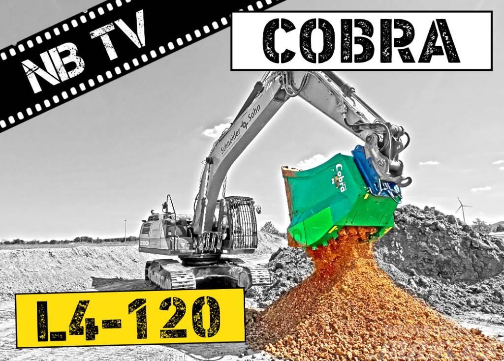 Cobra Siebschaufel L4-120 | Schaufelseparator Bagger Siktskopor