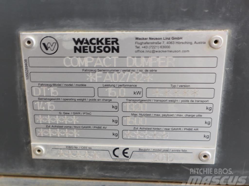 Wacker Neuson DT 15 Banddumprar
