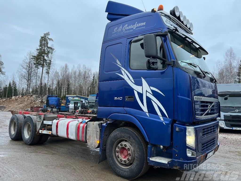 Volvo FH-540  D13 Chassi 6x4 Chassier