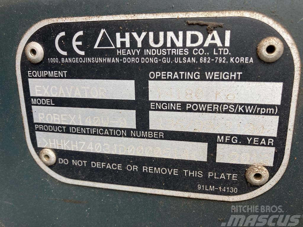 Hyundai Robex 140 W-9 Hjulgrävare