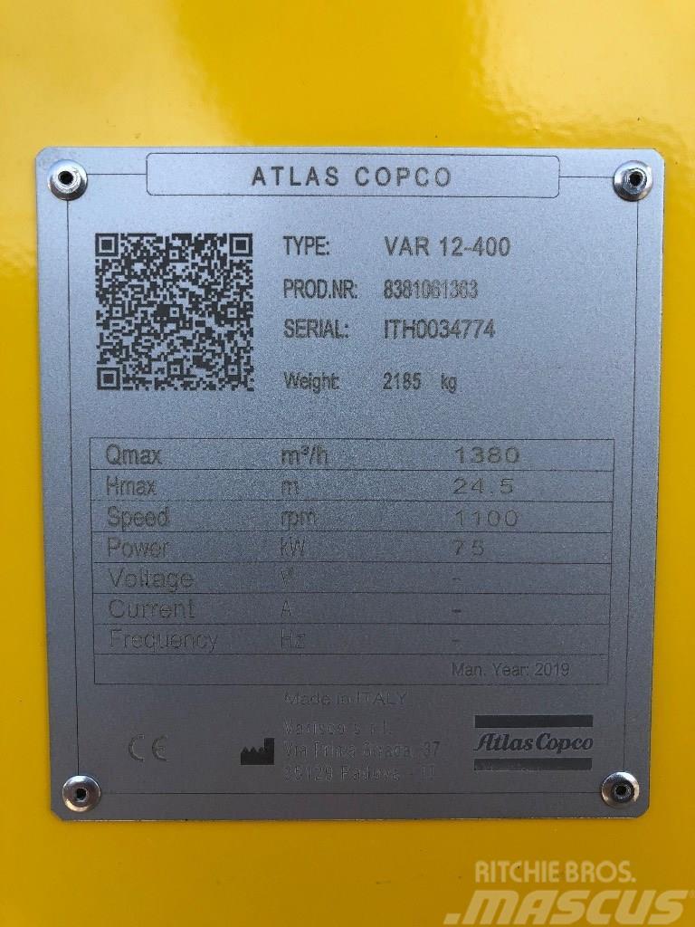 Atlas Copco VAR 12-400 Vattenpumpar