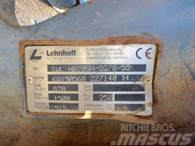 Lehnhoff Uni-Schwenktieflöffel f. OQ70/55 Grävutrustning