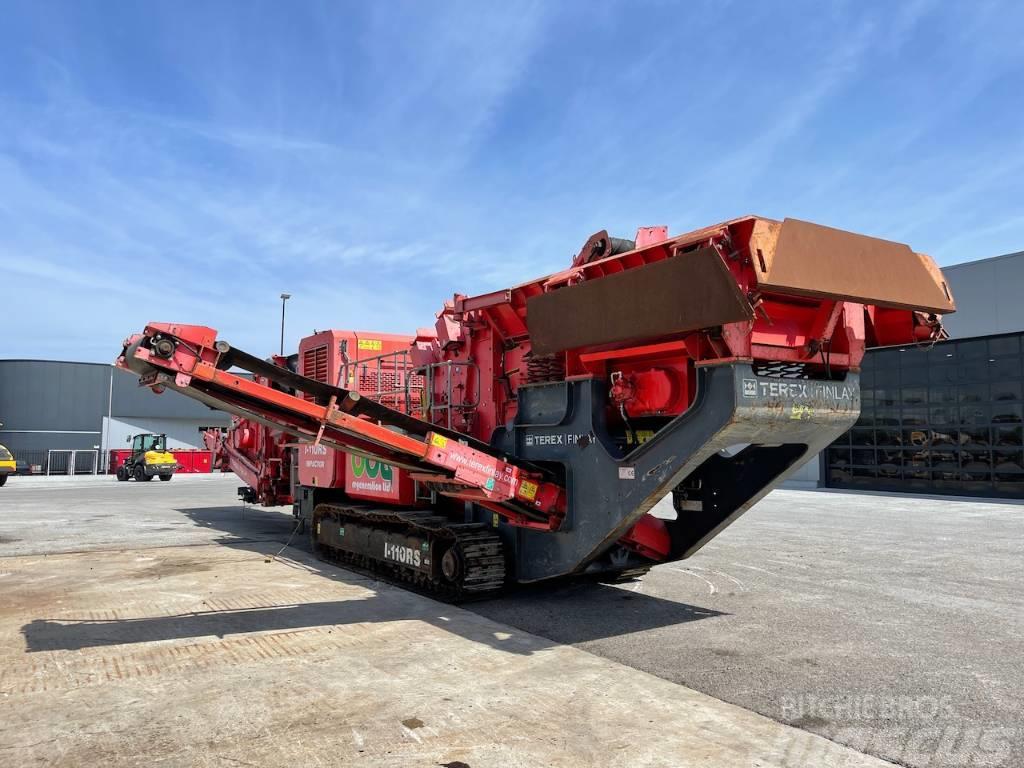 Terex Finlay I110RS Tracked Impact Crusher with screen deck Krossar