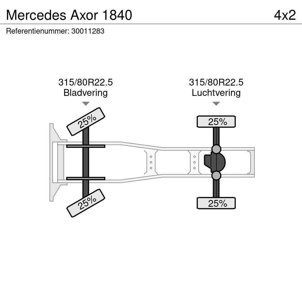 Mercedes-Benz Axor 1840 Dragbilar
