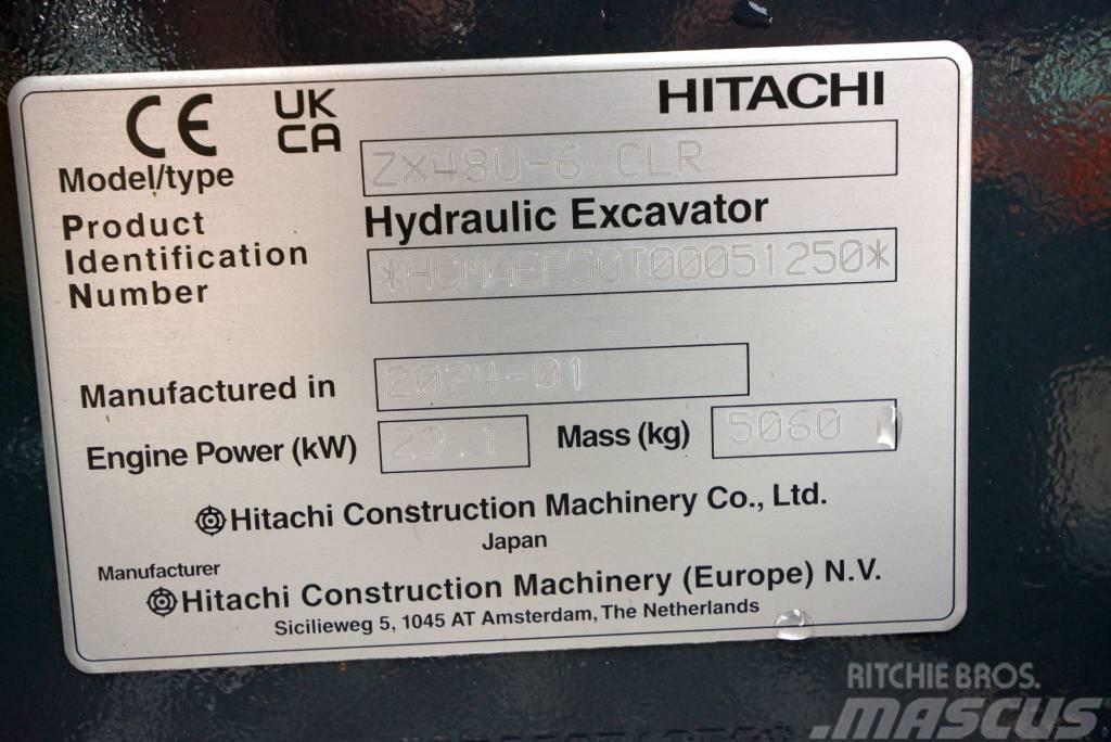 Hitachi ZX 48 U-6 Minigrävare < 7t