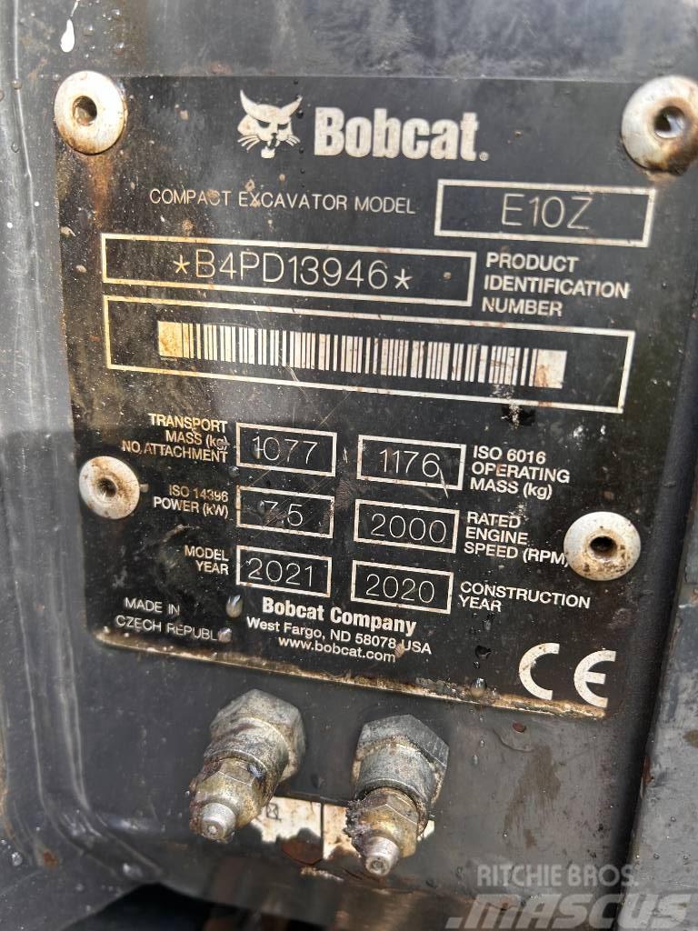 Bobcat E10 Minigrävare < 7t