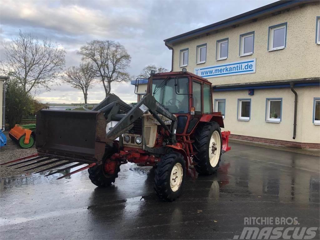 Belarus MTS 82 FL + 3 Schar Beetpflug Traktorer