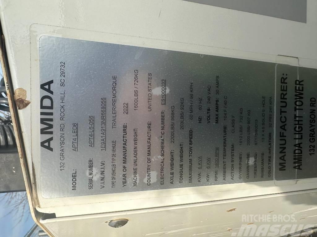 Amida APT4 LED6 Takvarningsljus (saftblandare)