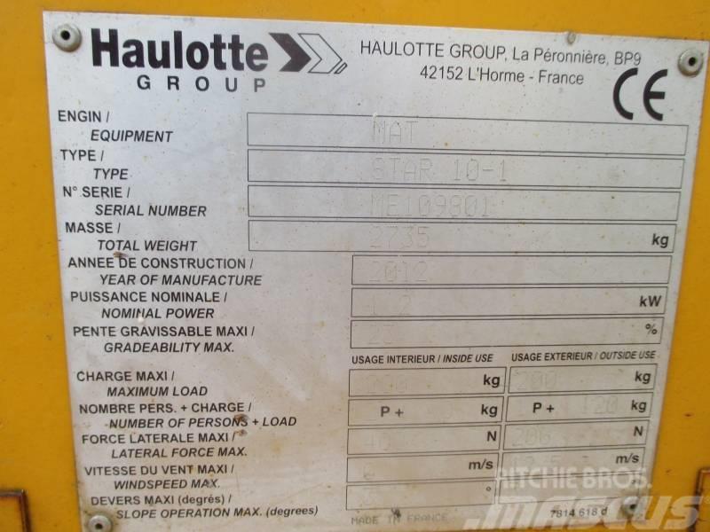 Haulotte Star 10 Personhissar och andra hissar