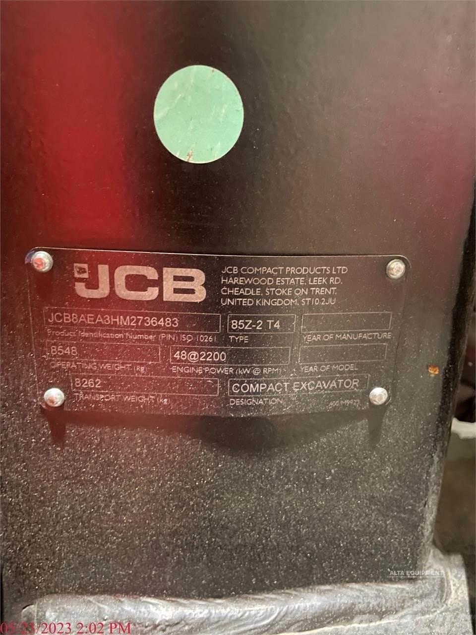 JCB 85Z-2 Bandgrävare