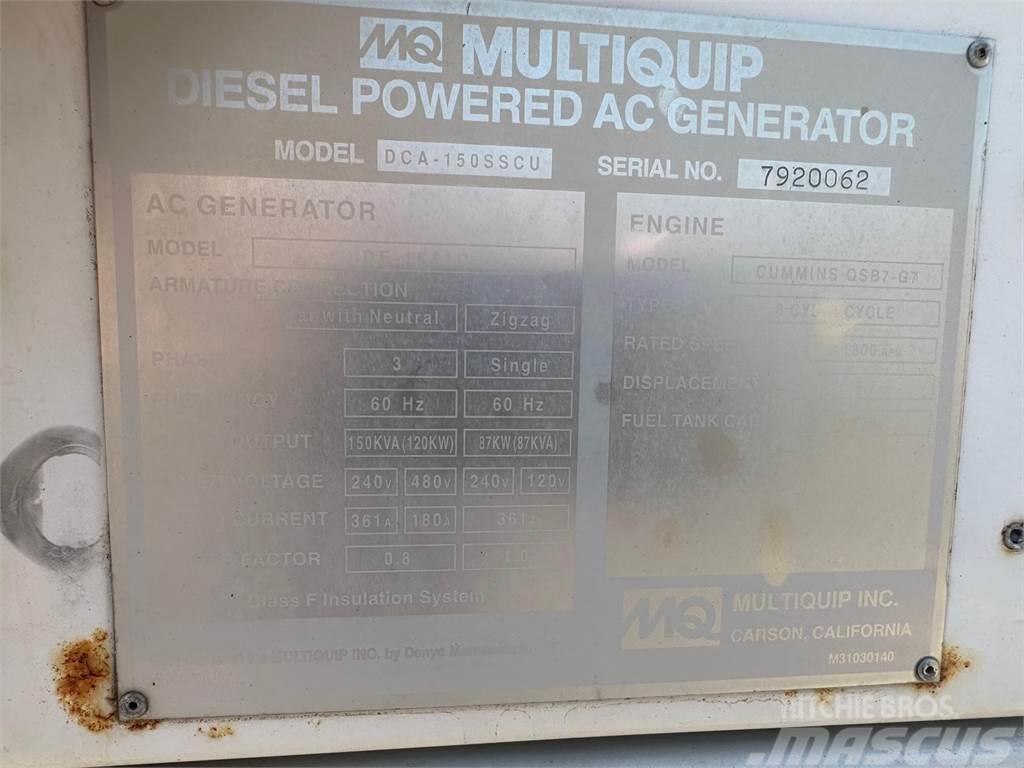 MultiQuip WHISPERWATT DCA150SSCU Övriga generatorer
