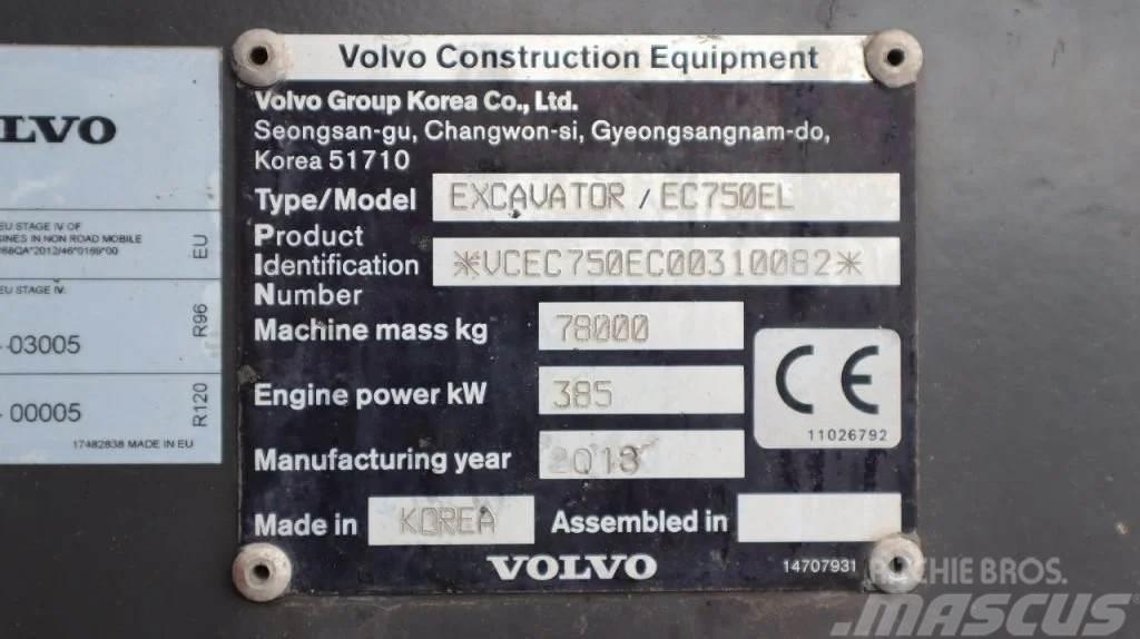 Volvo EC 750 EL | BUCKET | GOOD CONDITION Hjulgrävare