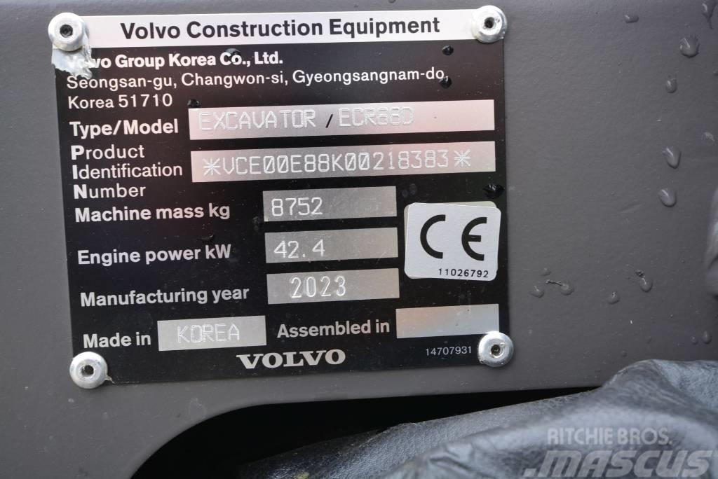 Volvo ECR 88 D Pro Midigrävmaskiner 7t - 12t