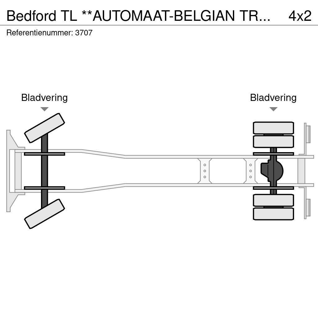 Bedford TL **AUTOMAAT-BELGIAN TRUCK** Brandbilar