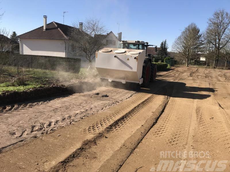  amag Bindemittelstreuer 5 m³ Heckanbau Traktor Återvinningsmaskiner för asfalt