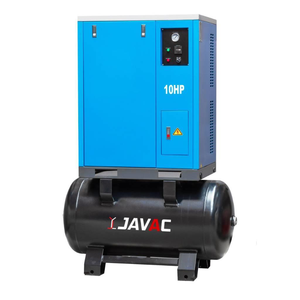 Javac - 5.5 PK tot 10 PK Geluidsarme compressoren Kompressorer