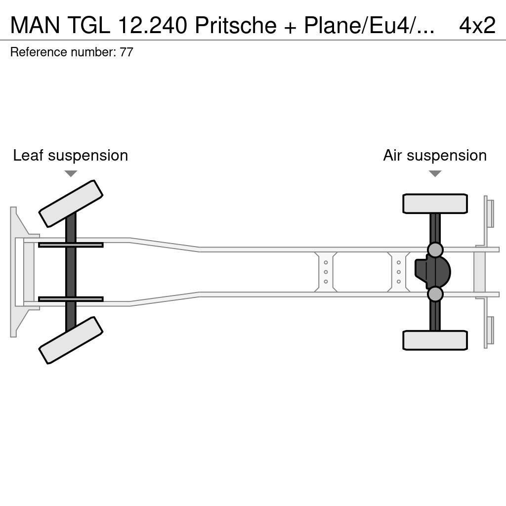 MAN TGL 12.240 Pritsche + Plane/Eu4/LBW Kapellbil