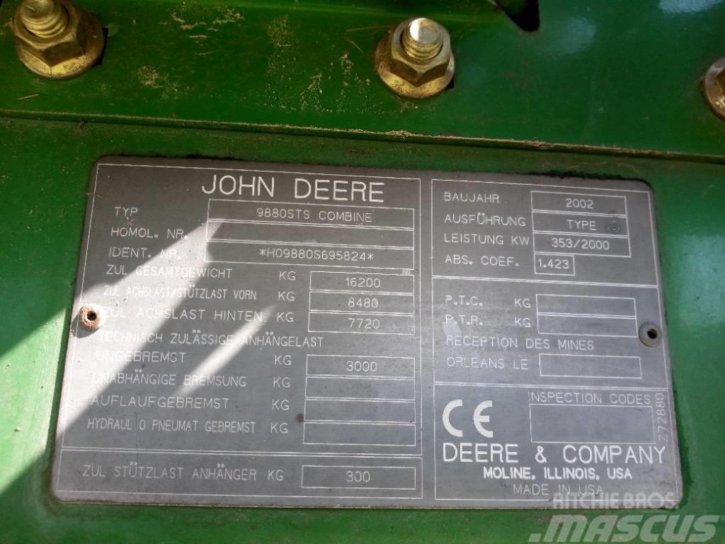 John Deere 9880 STS Skördetröskor