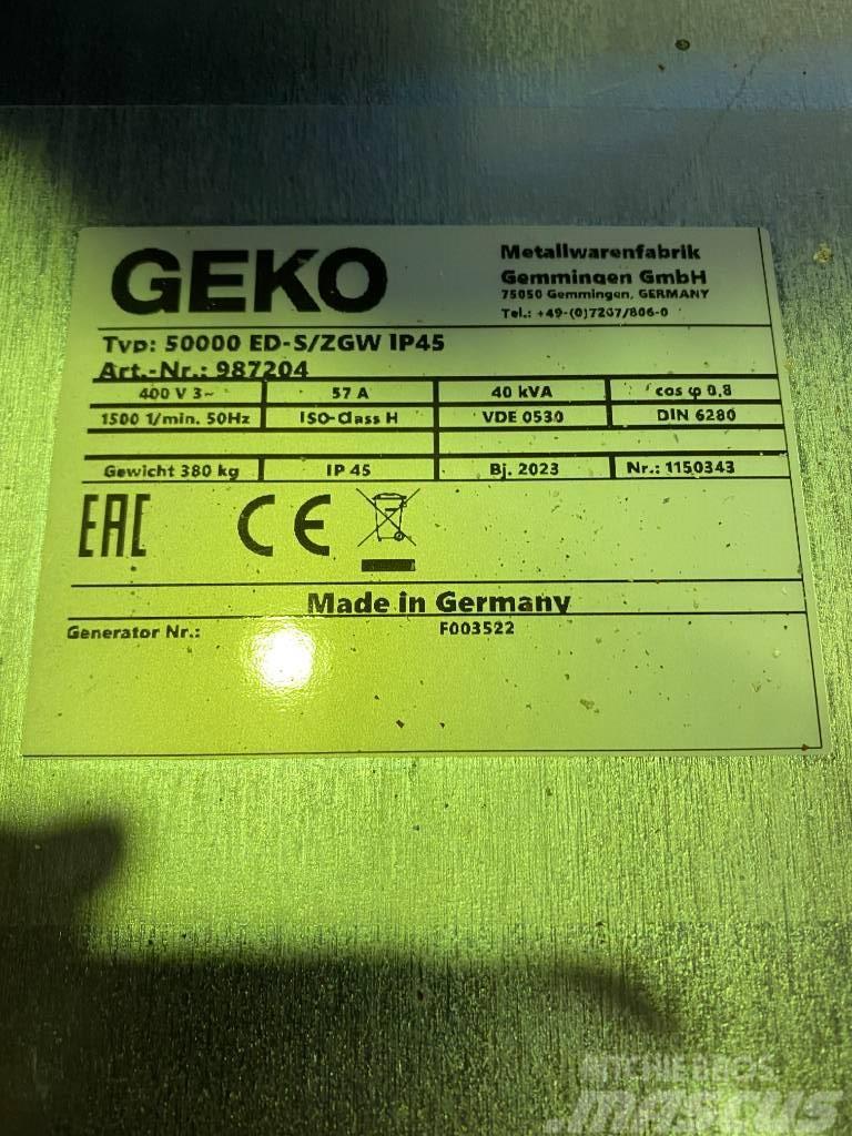  Traktorelverk Geko 50Kva Övrig inomgårdsutrustning