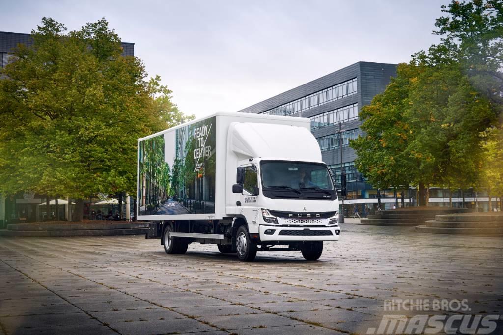 Fuso eCanter el lastbil 8,55 ton transportskåp Skåpbilar