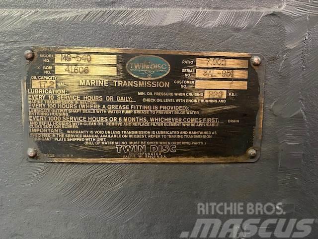  Twin Disc MG540 Marina transmissioner
