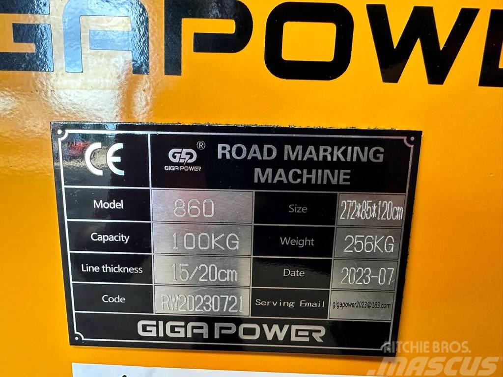  Giga power Road Marking Machine Personbilar