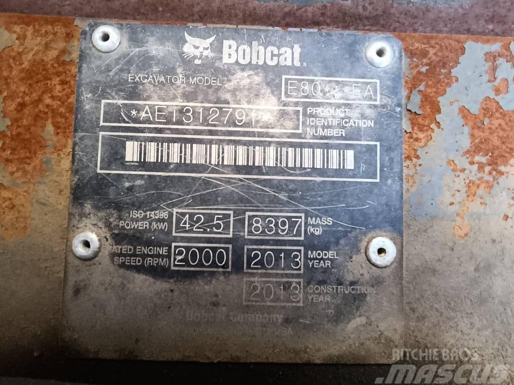 Bobcat E 80 EA Midigrävmaskiner 7t - 12t