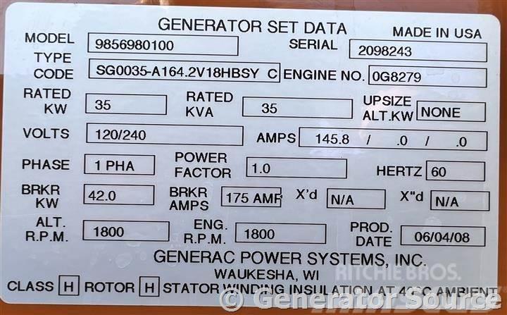 Generac 35 kW - JUST ARRIVED Övriga generatorer