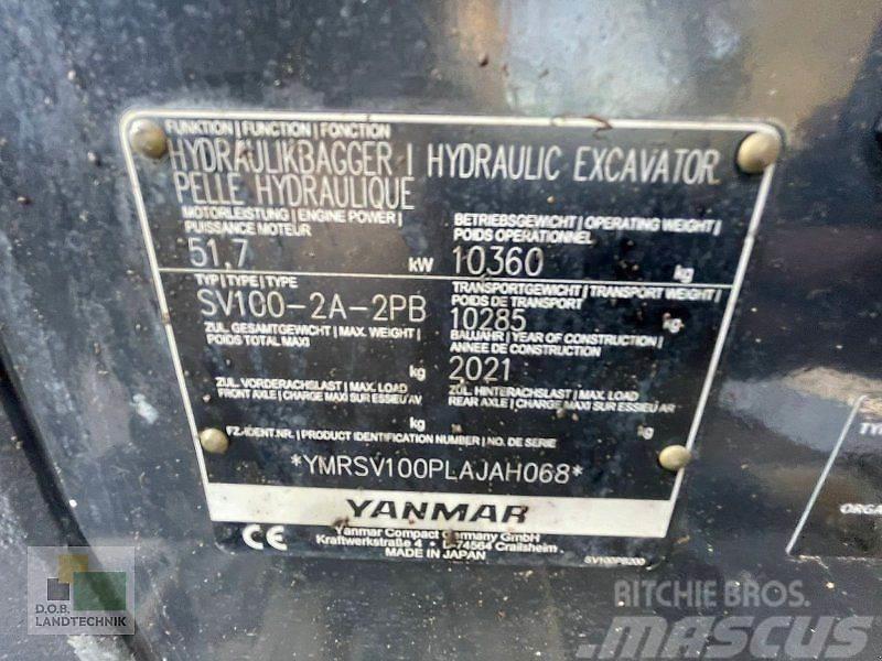 Yanmar SV 100 Bandgrävare
