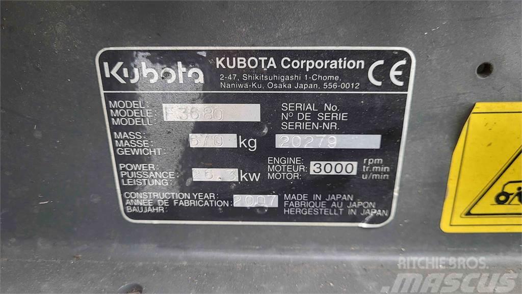 Kubota F3680 Slåttermaskiner