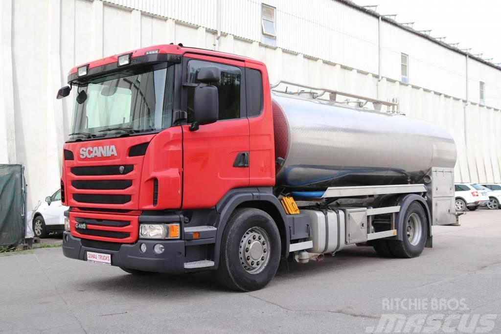 Scania G480 E6 Milch Isoliert 11.000L 3 Kammern Pumpe Tankbilar