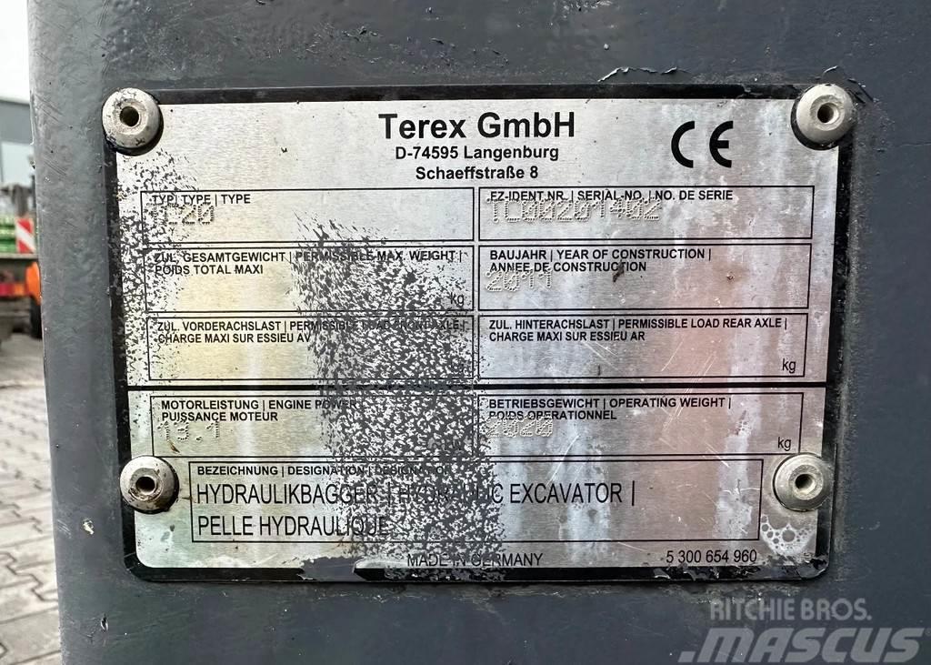 Terex TC20 Minigrävare < 7t