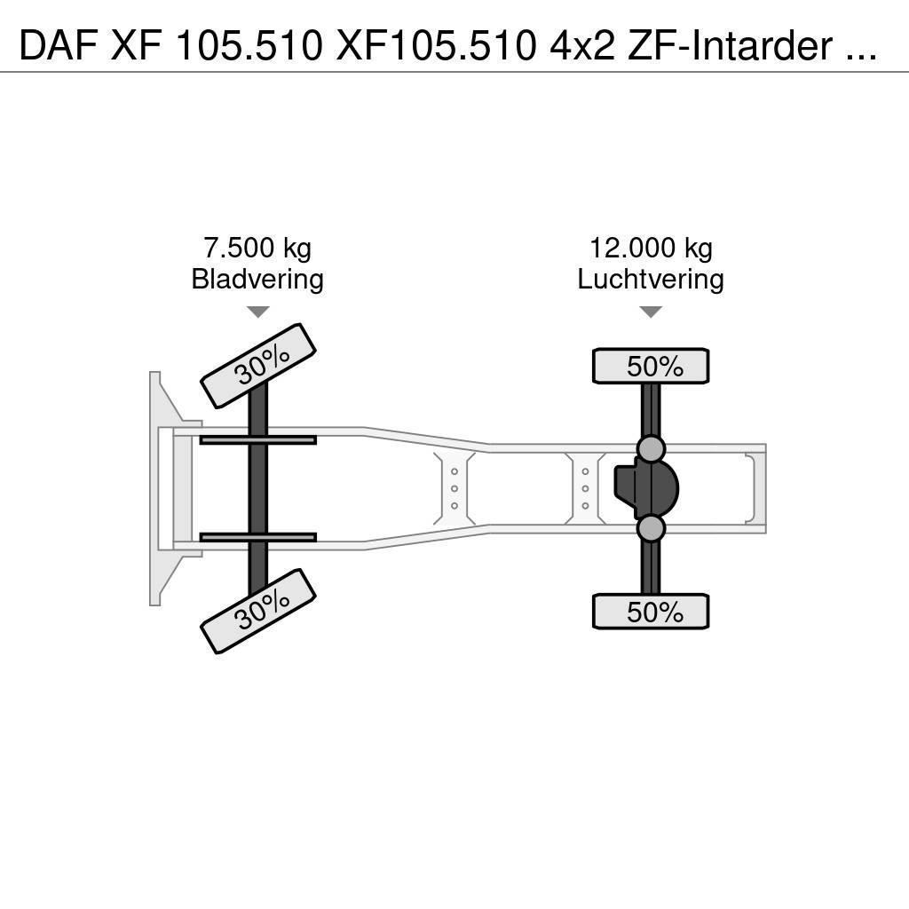 DAF XF 105.510 XF105.510 4x2 ZF-Intarder Euro 5 ADR Dragbilar