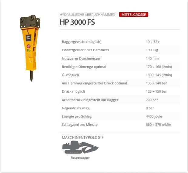 Indeco HP 3000 FS Hydraulhammare
