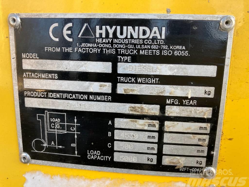 Hyundai 50 D-7 E Dieselmotviktstruckar