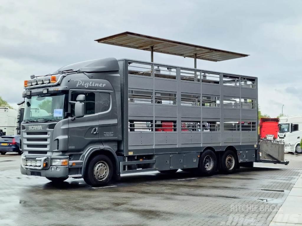 Scania R380 Highline 6x2*4 - Berdex 3 deck livestock - Lo Djurtransporter