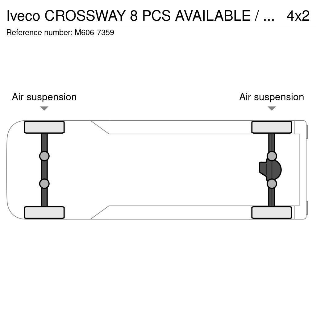 Iveco CROSSWAY 8 PCS AVAILABLE / EURO EEV / 44 SEATS + 3 Stadsbussar