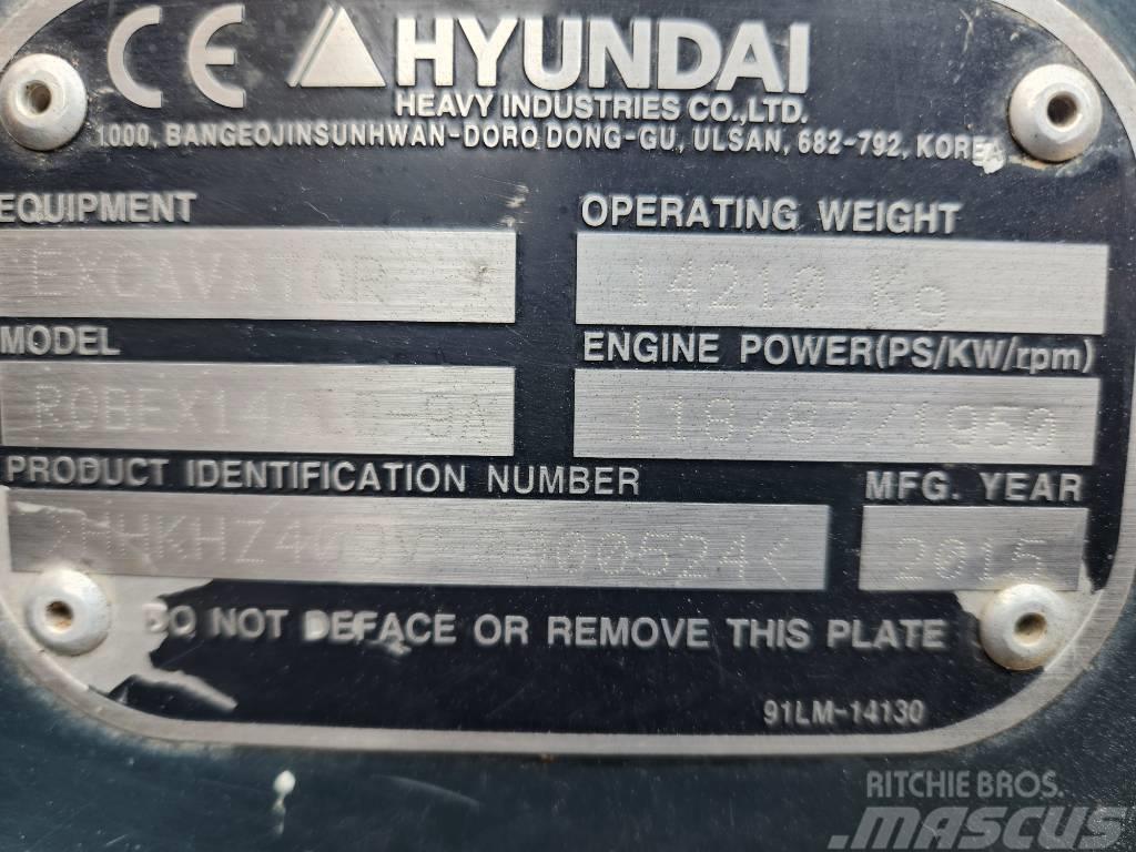 Hyundai 140LC-9A Bandgrävare