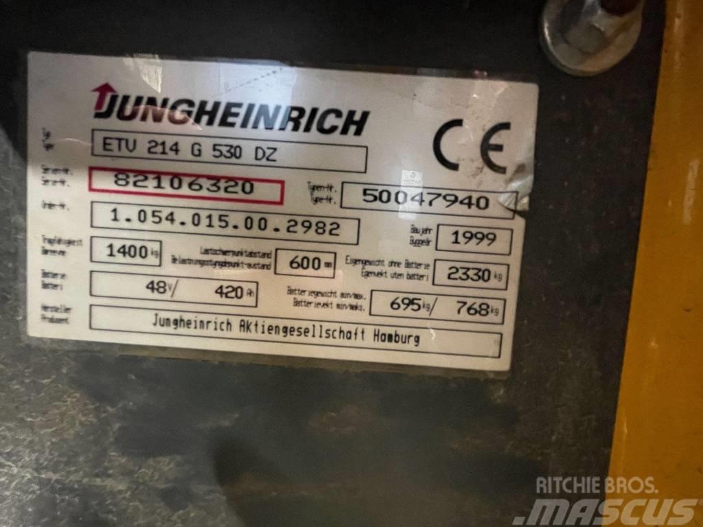 Jungheinrich ETV 214 G 530 DZ Skjutstativtruck