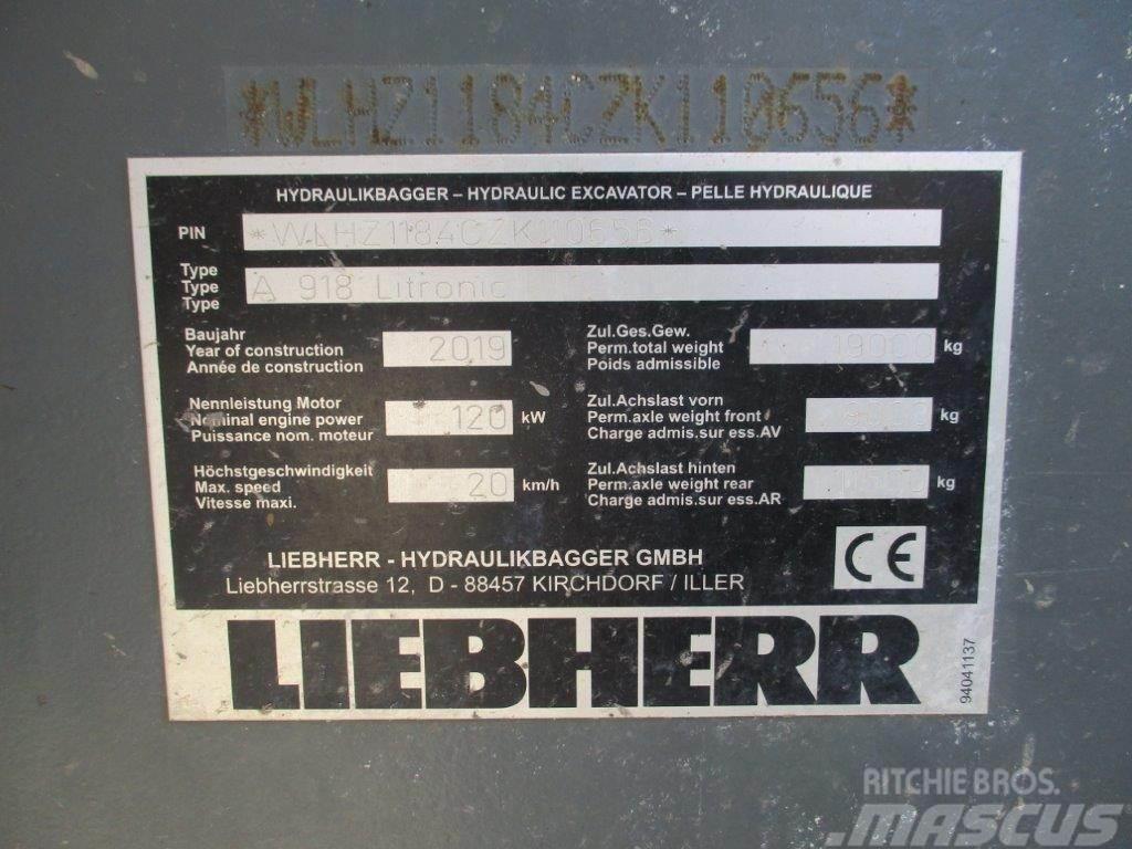 Liebherr A 918 Litronic Hjulgrävare